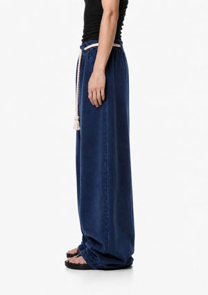 Midnight Rope Wide-Leg Sweatpants