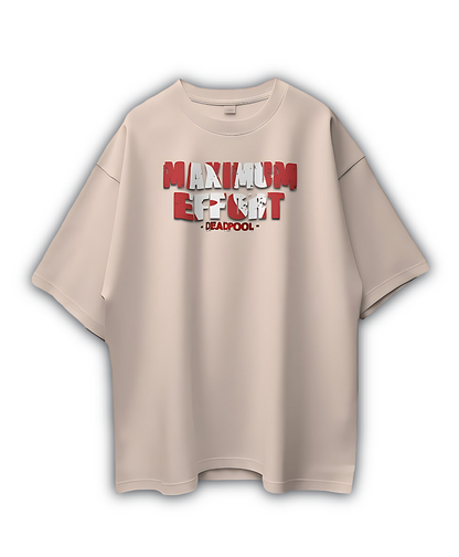 MAXIMUM EFFORTS  - OVERSIZE BEIGE