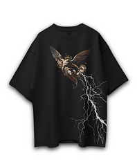 LIGHTNING ANGEL - OVERSIZED  BLACK