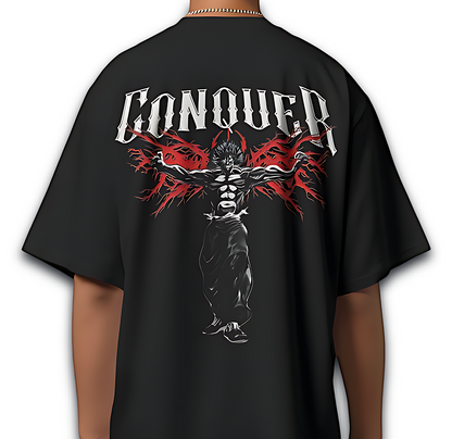 CONQUER - OVERSIZE BLACK