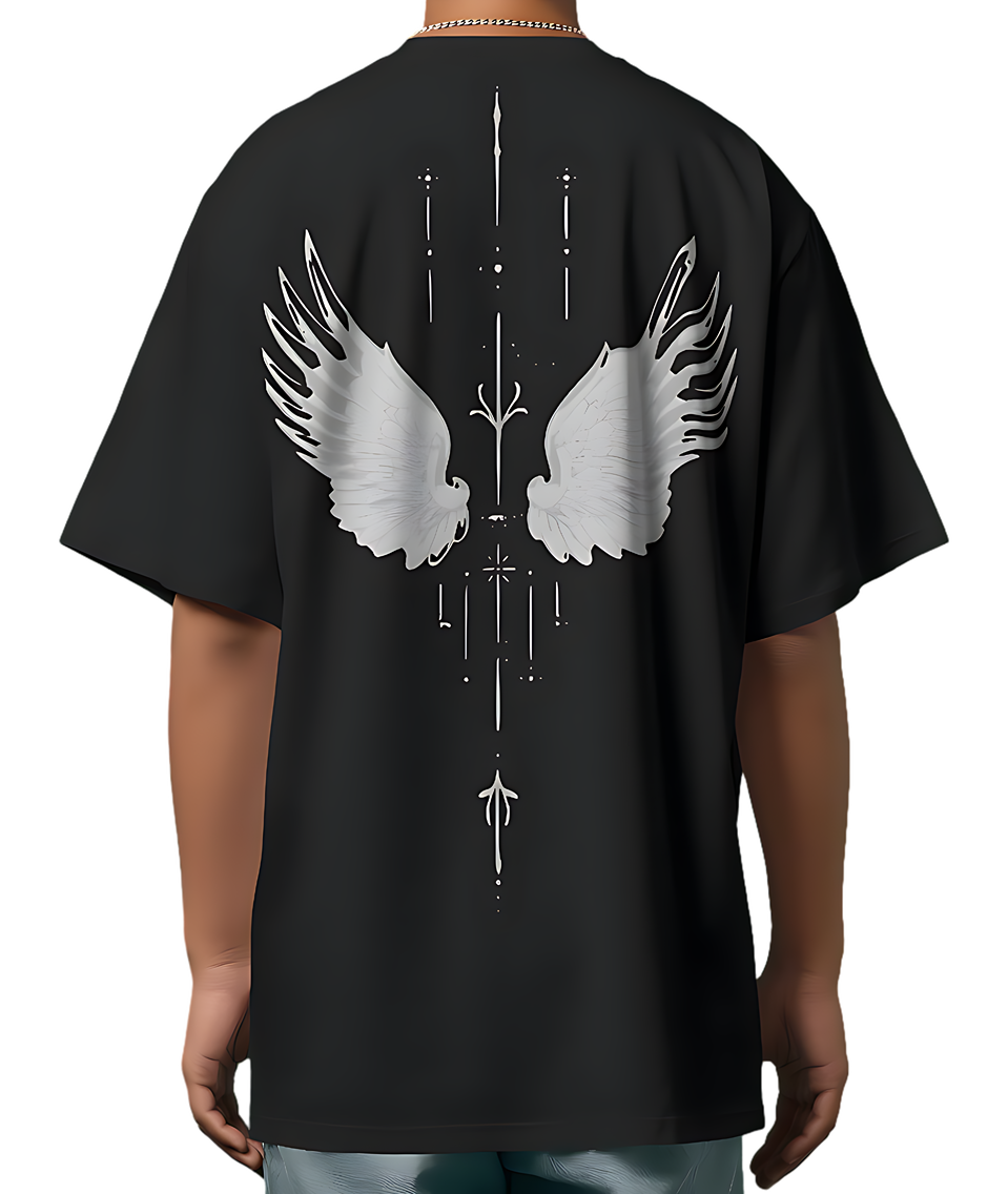 WINGS- OVERSIZE BLACK