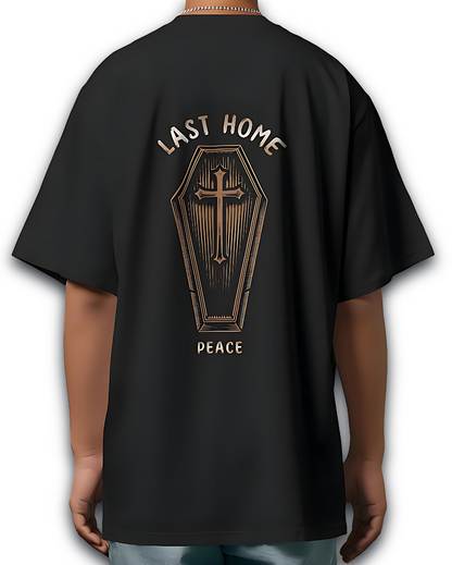 LAST HOME PEACE - OVERSIZE BLACK