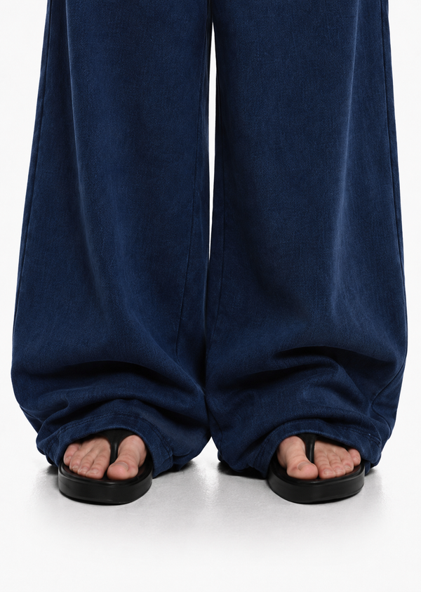 Midnight Rope Wide-Leg Sweatpants