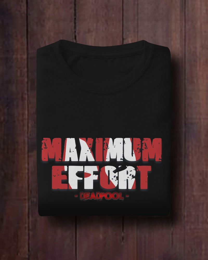 MAXIMUM EFFORTS  - OVERSIZE BLACK